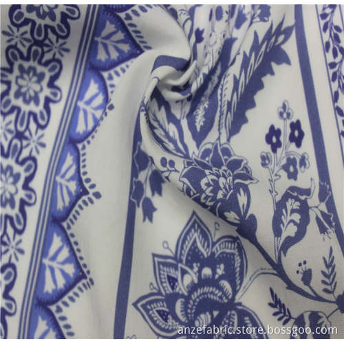 100% kain bercetak poplin rayon untuk pakaian hotsale dicetak